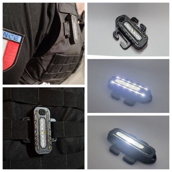 Lampe LED Rechargeable Effet Gyrophare